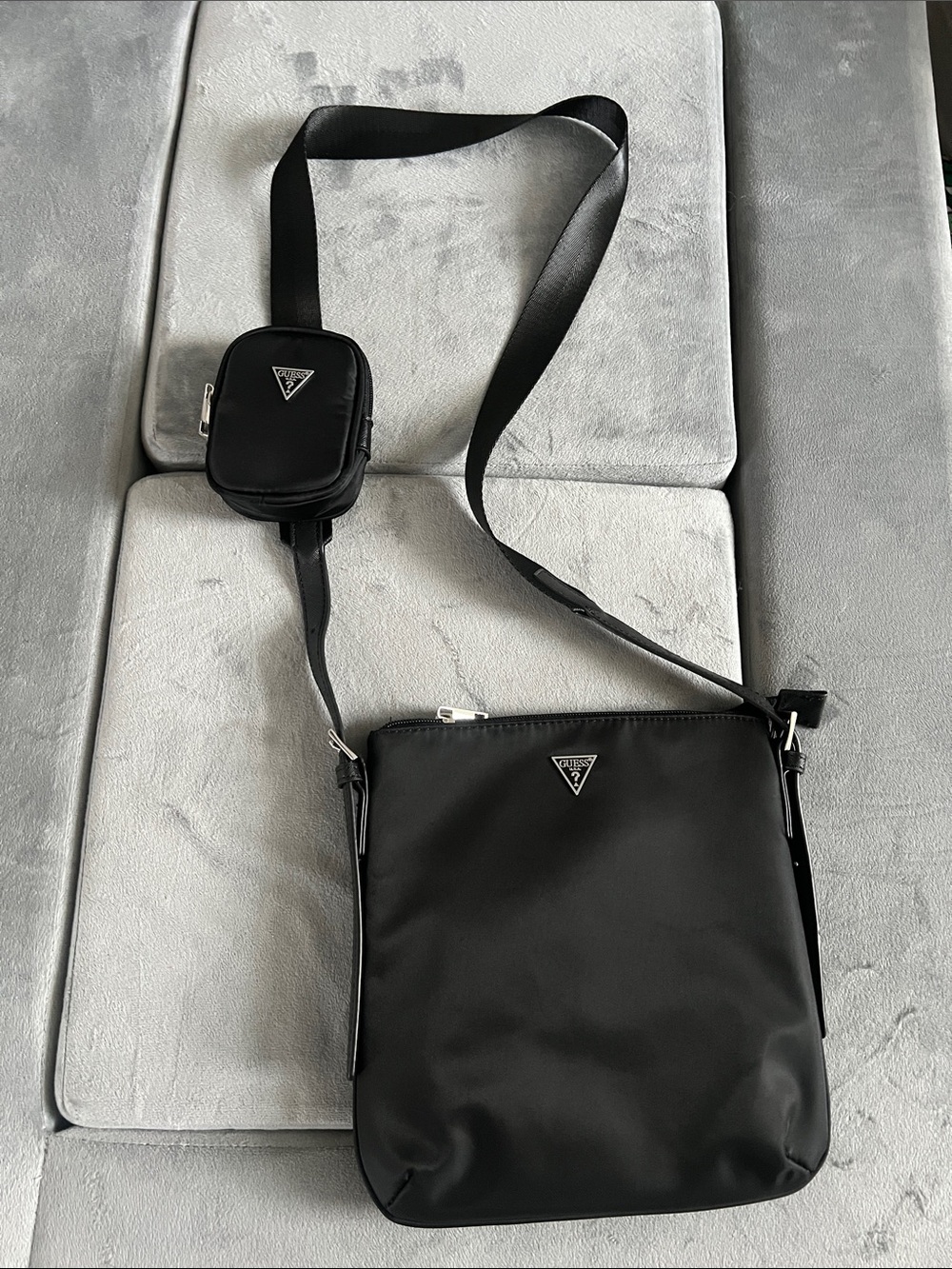 GUESS Black Messenger Crossbody Bag- NWT